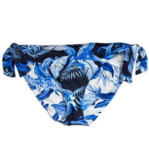 NWOT Tommy Bahama Island Cays Indigo Garden Reversible Faux Side Tie Hipster